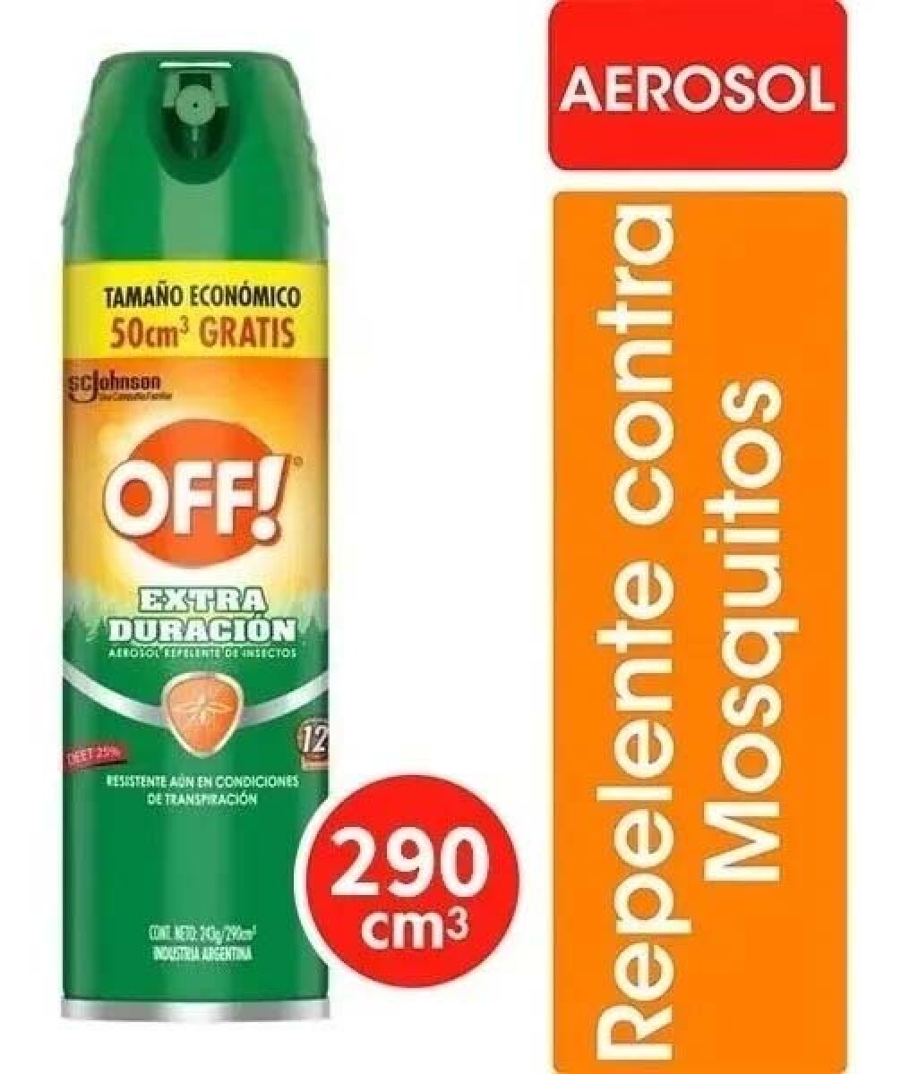 Repelente OFF Extra Duración en Aerosol 243ml 
