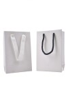 Bolsa cartulina 10x05x15 cm BLANCO