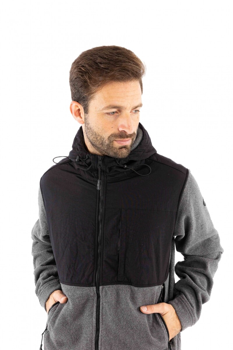 CAMPERA JAMMER POLAR NEGRO-GRIS