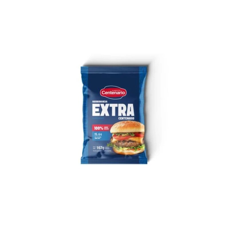 HAMBURGUESA EXTRA CENTENARIO X2 Hamburguesa Extra Centenario X2
