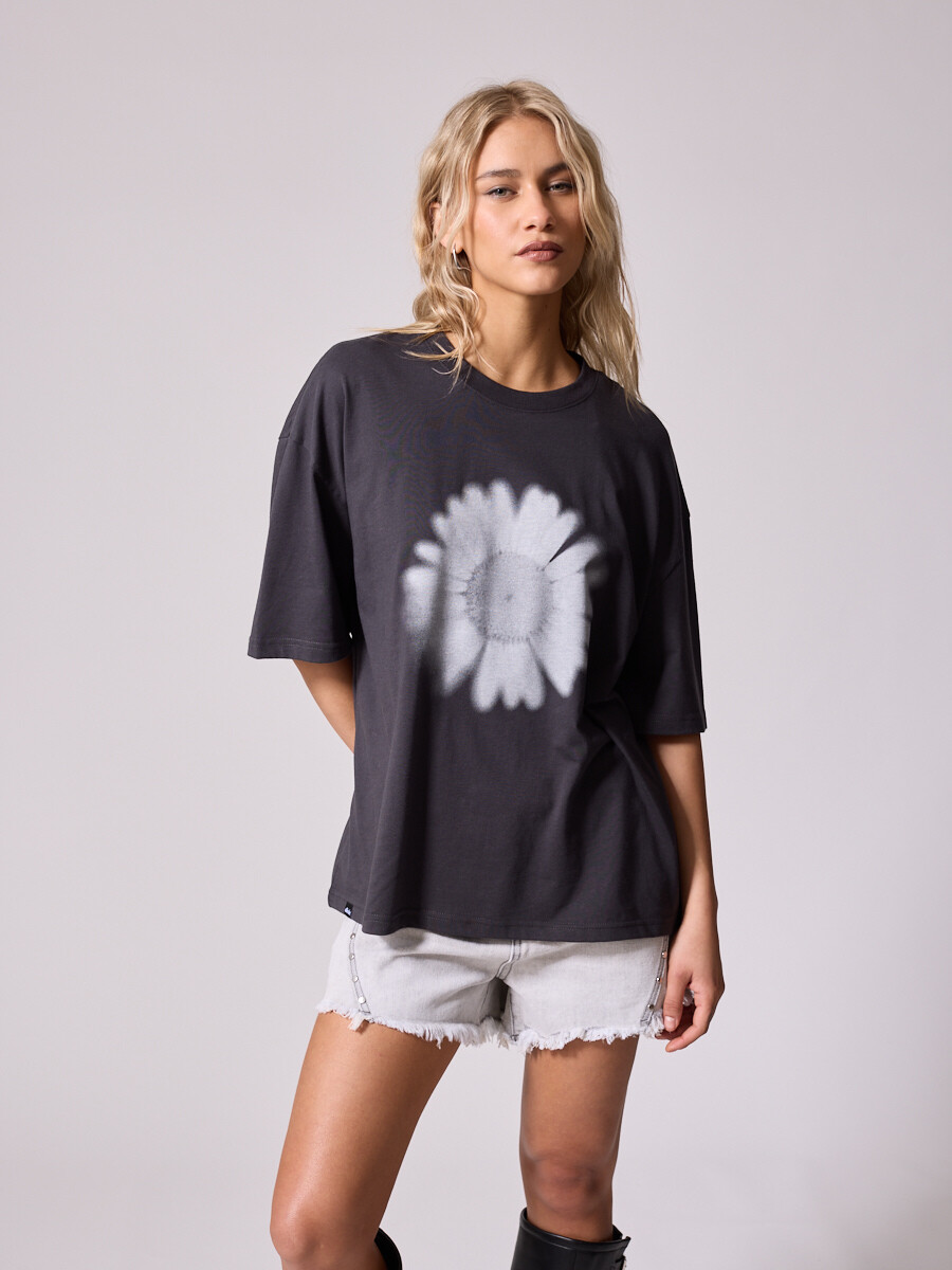 T-SHIRT SERINA DIXIE Gris Oscuro