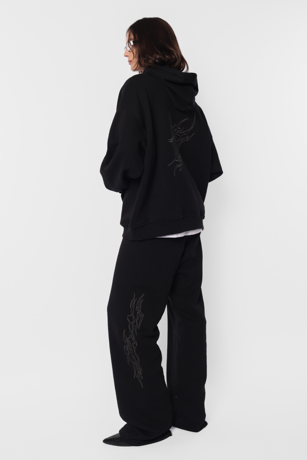 Buzo Oversize Unlit Negro