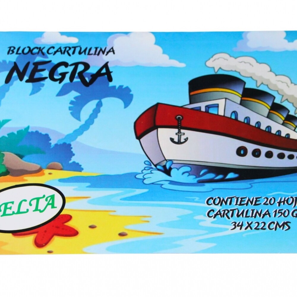 BLOCK CELTA CARTULINA COLOR NEGRA POR 20 HOJAS BLOCK CELTA CARTULINA COLOR NEGRA POR 20 HOJAS