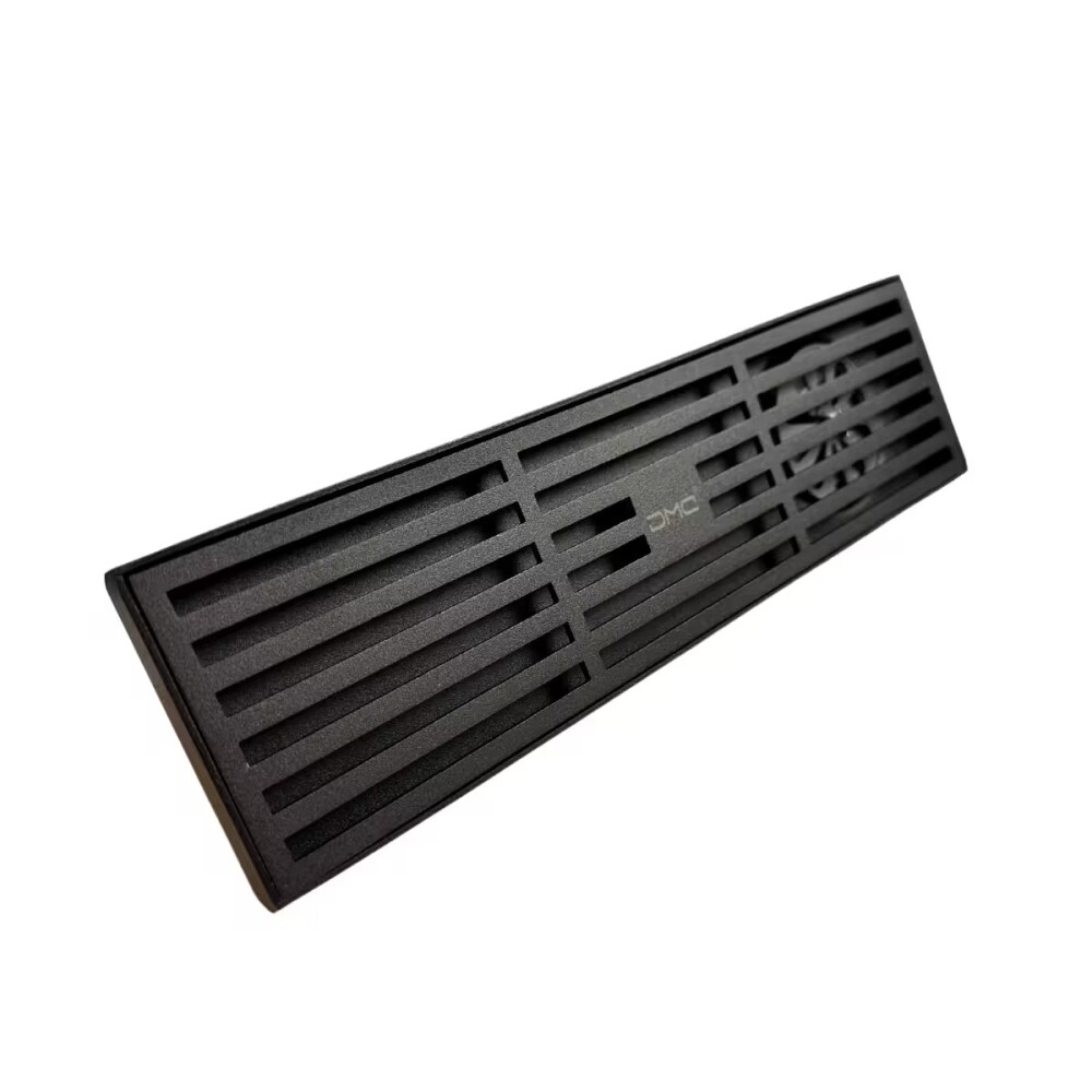 Receptáculo lineal negro desagüe lateral 30cm DMC Receptáculo Lineal Negro Desagüe Lateral 30cm Dmc