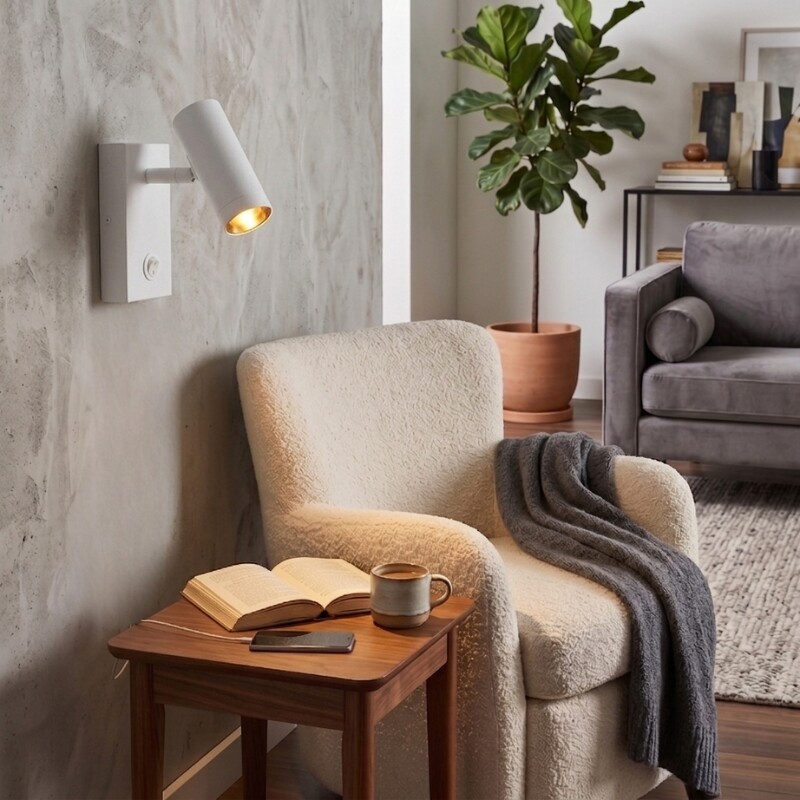 NANO ARTEFACTO DE PARED MADISON ORIENTABLE Lámpara De Pared Nano Madison Orientable Blanco