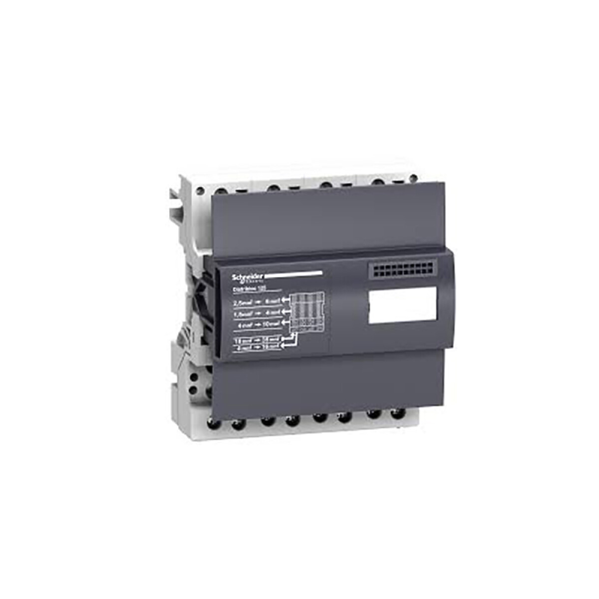 Repartidor modular 4P 125A Ø4x13mm a resorte - MG1138 