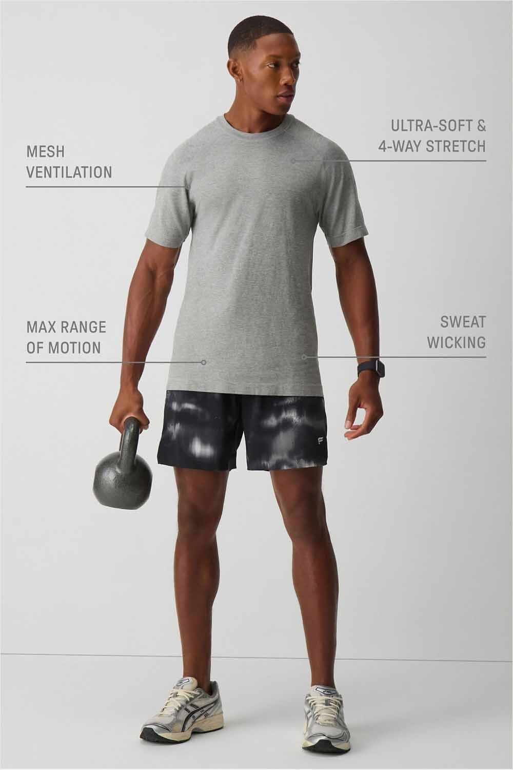 Polo The Training Day Tee Hombre Mid Grey Htr