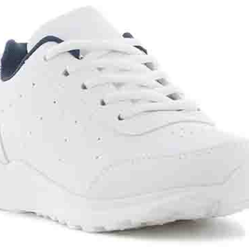 Championes Infantiles Boomerang BUZ acordonado Blanco - Azul Marino