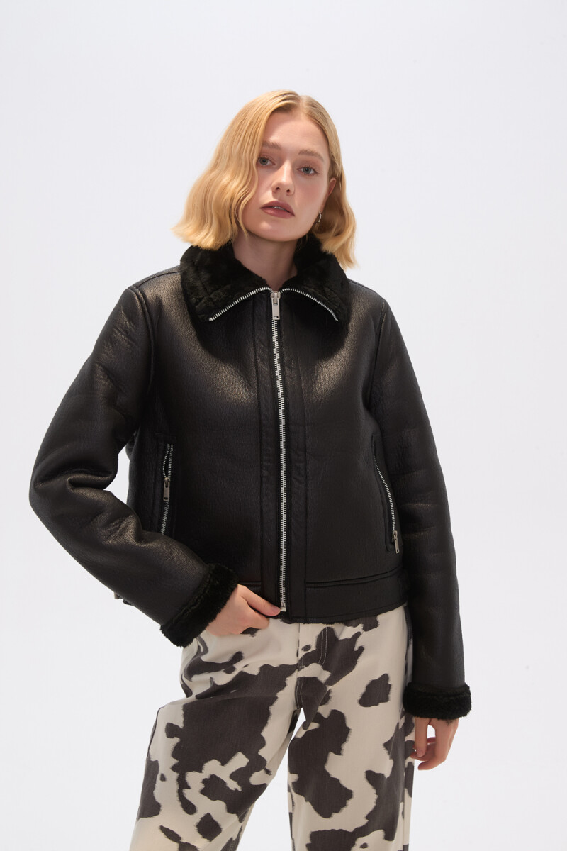 Campera Chatine - Negro 