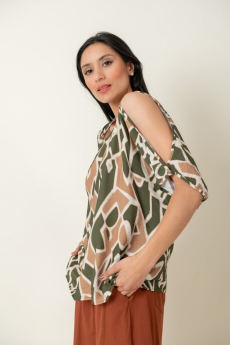 BLUSA NOLANA Verde seco