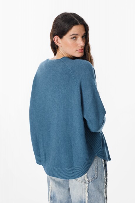 Sweater Loom Azul