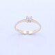 Anillo solitario oro 18k y brillante engarce 4 puntas. Anillo solitario oro 18k y brillante engarce 4 puntas.