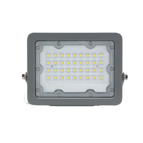 Foco Led Reflector 30w Slim Smd, Chip Led Lumileds Luz Cálida