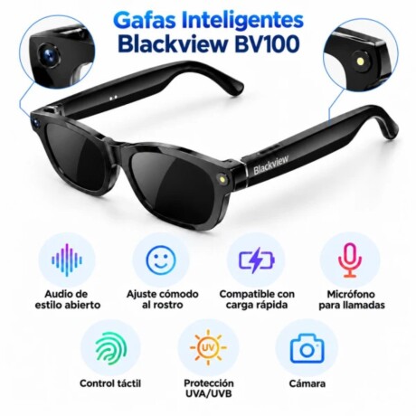 Lentes inteligentes Blackview BV100 negros V01