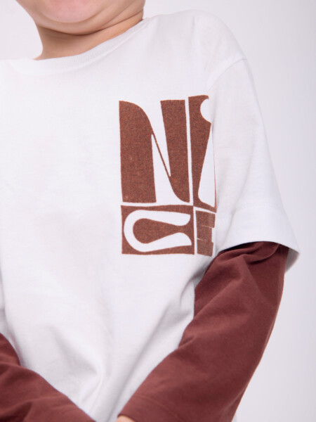 Remera manga larga Gris Claro