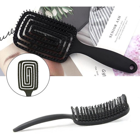 Cepillo curvo de pelo con ventilación 24x8cm (M1821) Cepillo Curvo De Pelo Con Ventilación 24x8cm (m1821)