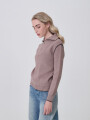 Sweater Zippy Taupe / Mink / Vison