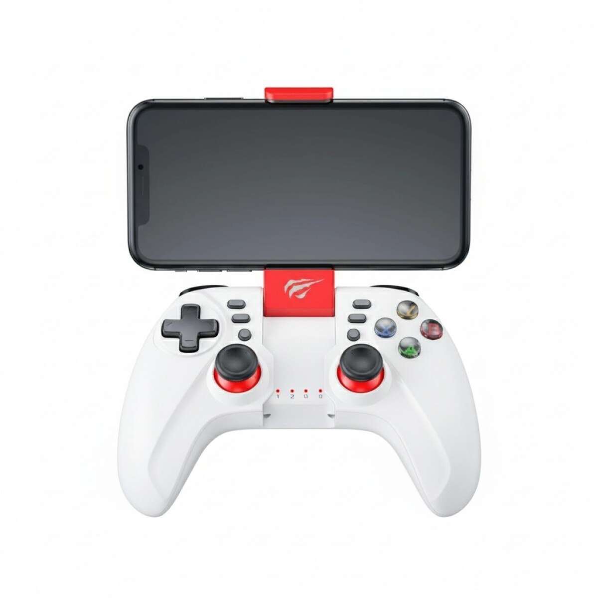 Joystick Inalambrico Havit G158BT Blanco Con soporte para celular 