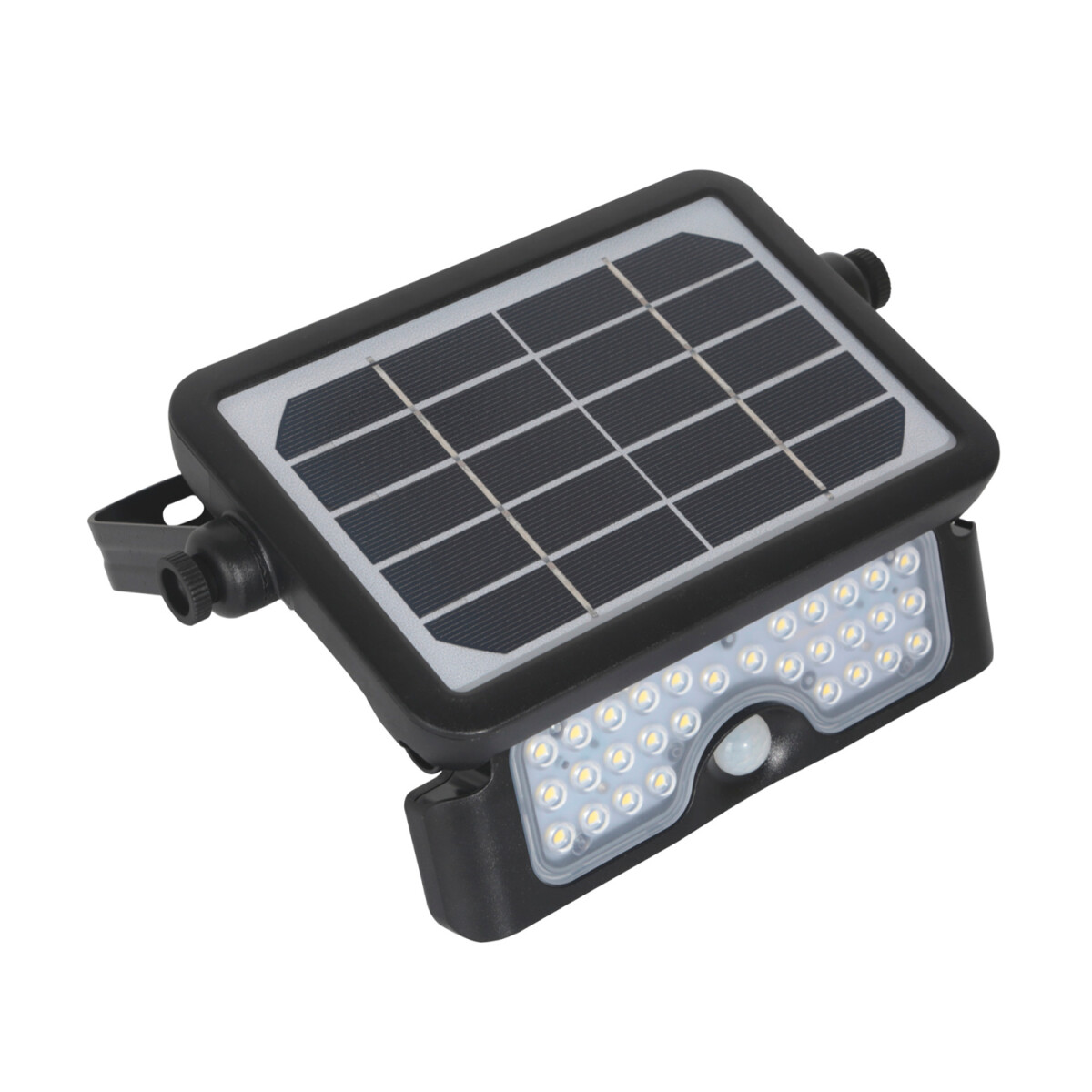 Luminaria LeadPad LED de Pared Exterior con Panel Solar y Detector de Movimiento Luz Fría 
