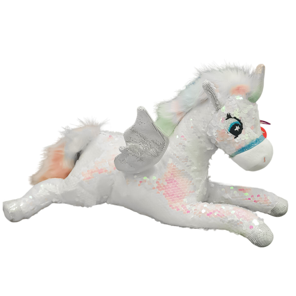 Peluche Unicornio Lentejuelas Phi Phi Reversible 