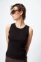 TOP ELVIA Negro
