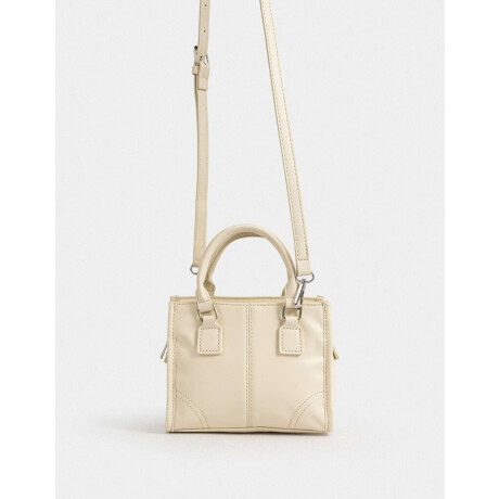 Carteras Medianas Blanco Crudo