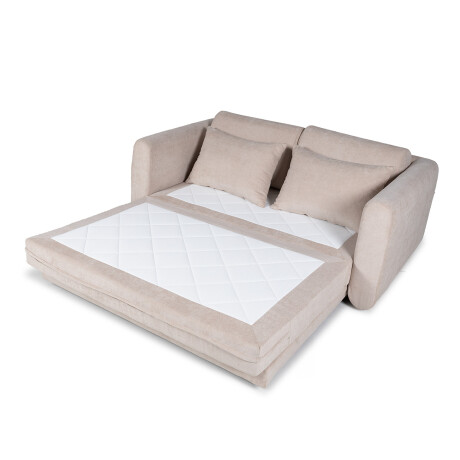 Sofá Cama Parma - Tela Microfibra 3012 (Beige)