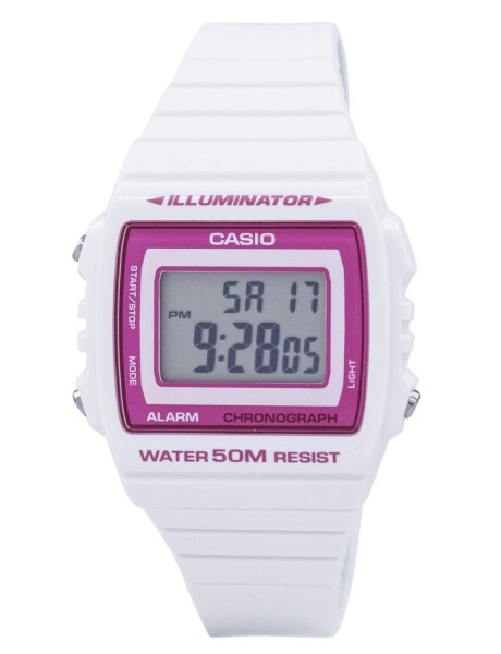 Reloj digital multifunción Casio Resistente al agua Rosa