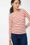 Remera Palma Rayas Rosa