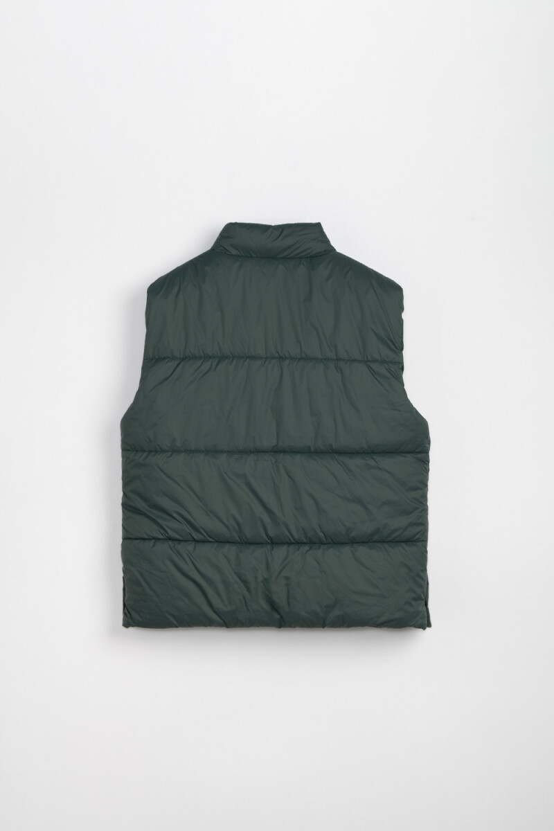 Chaleco unisex inflado Verde