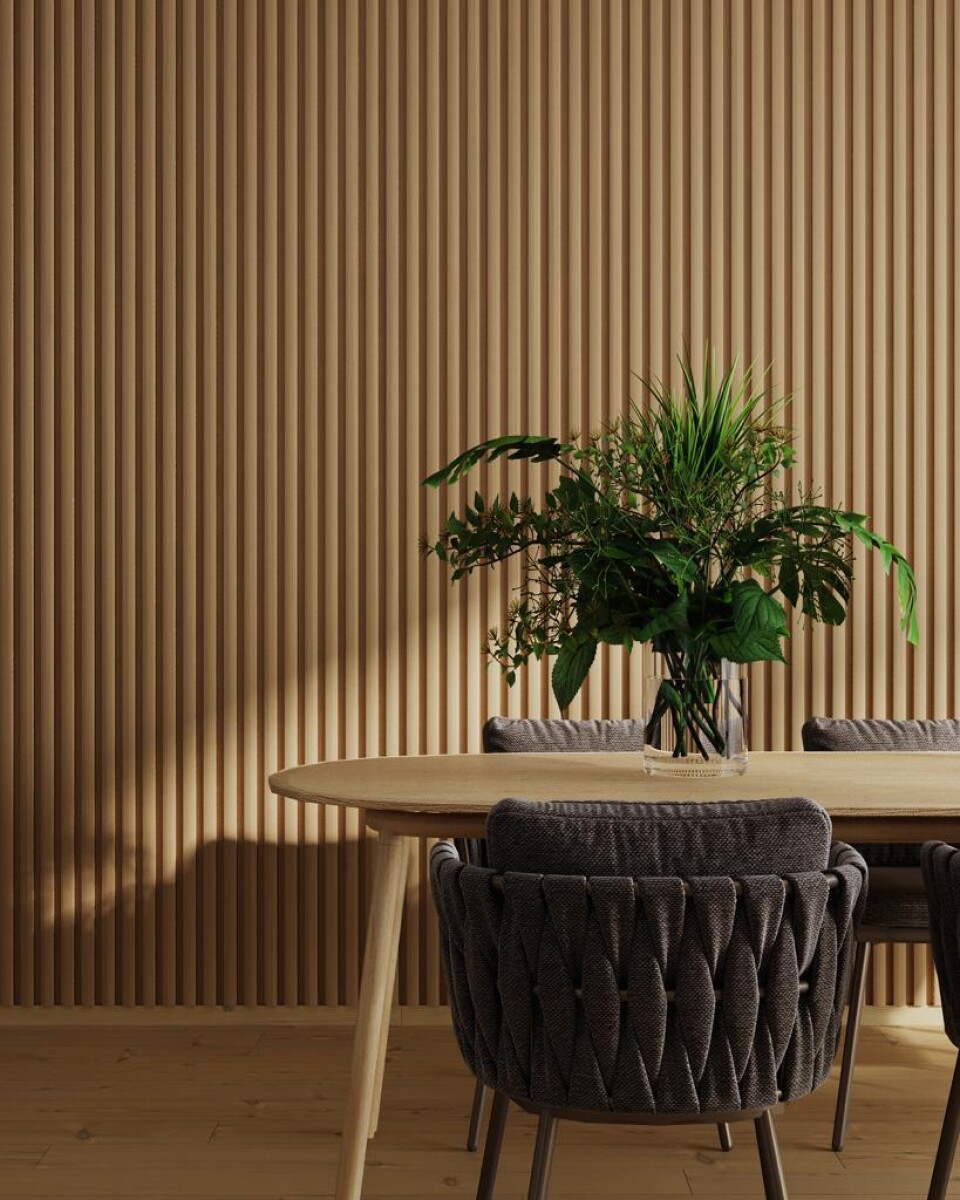 Revestimiento De Pared Wpc 290x16cm - Marrón Claro 