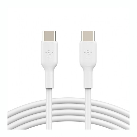 Cable BELKIN USB-C A USB-C Carga Rápida Longitud 1M - White Cable BELKIN USB-C A USB-C Carga Rápida Longitud 1M - White