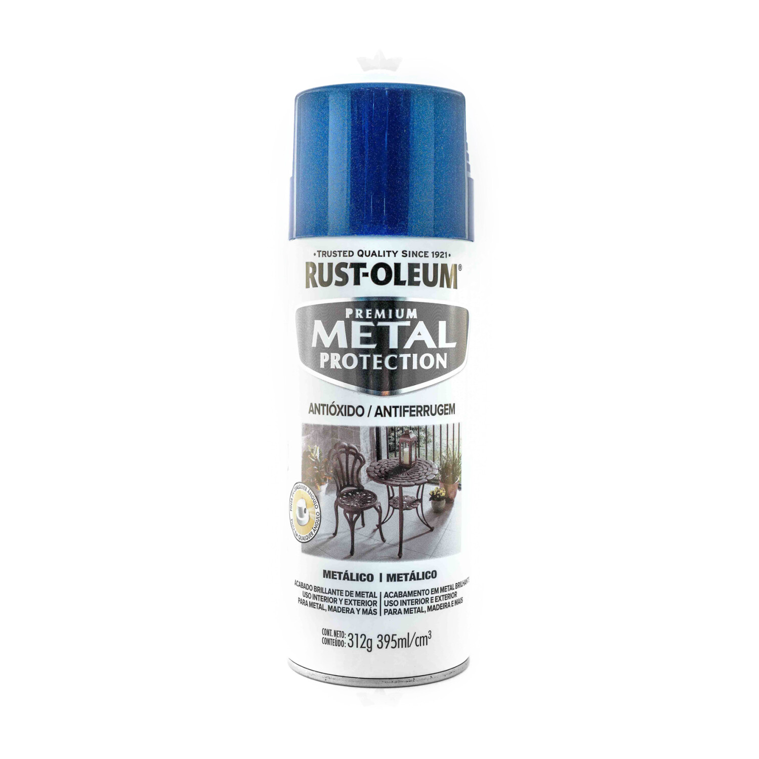 Pintura spray 430 ml Premium metal protection negro mate Rust-Oleum