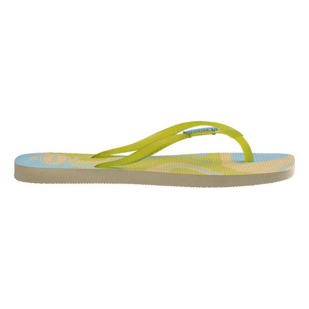 Sandalias Havaianas Slim Square Jelly Mujer Buttercream