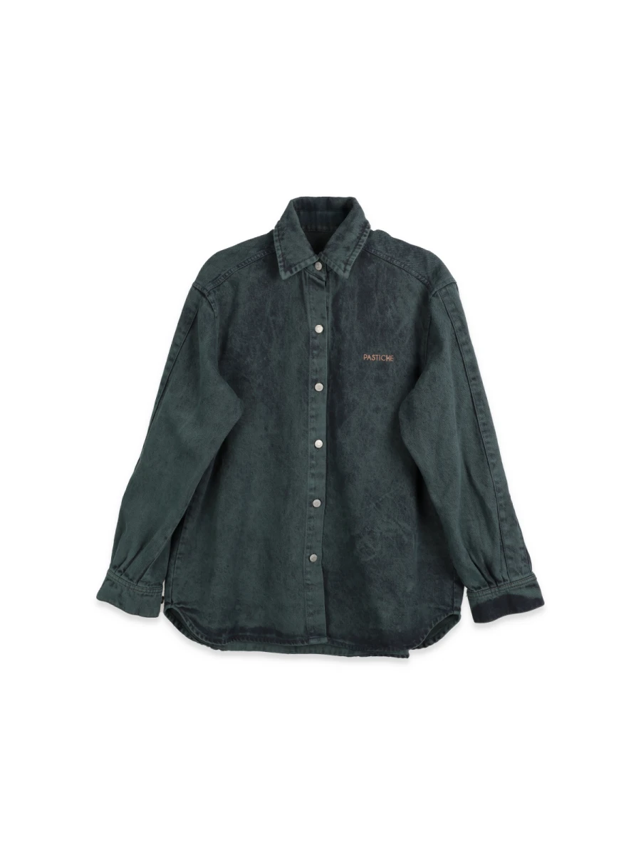 Camisa Noble Denim Washed - Green 