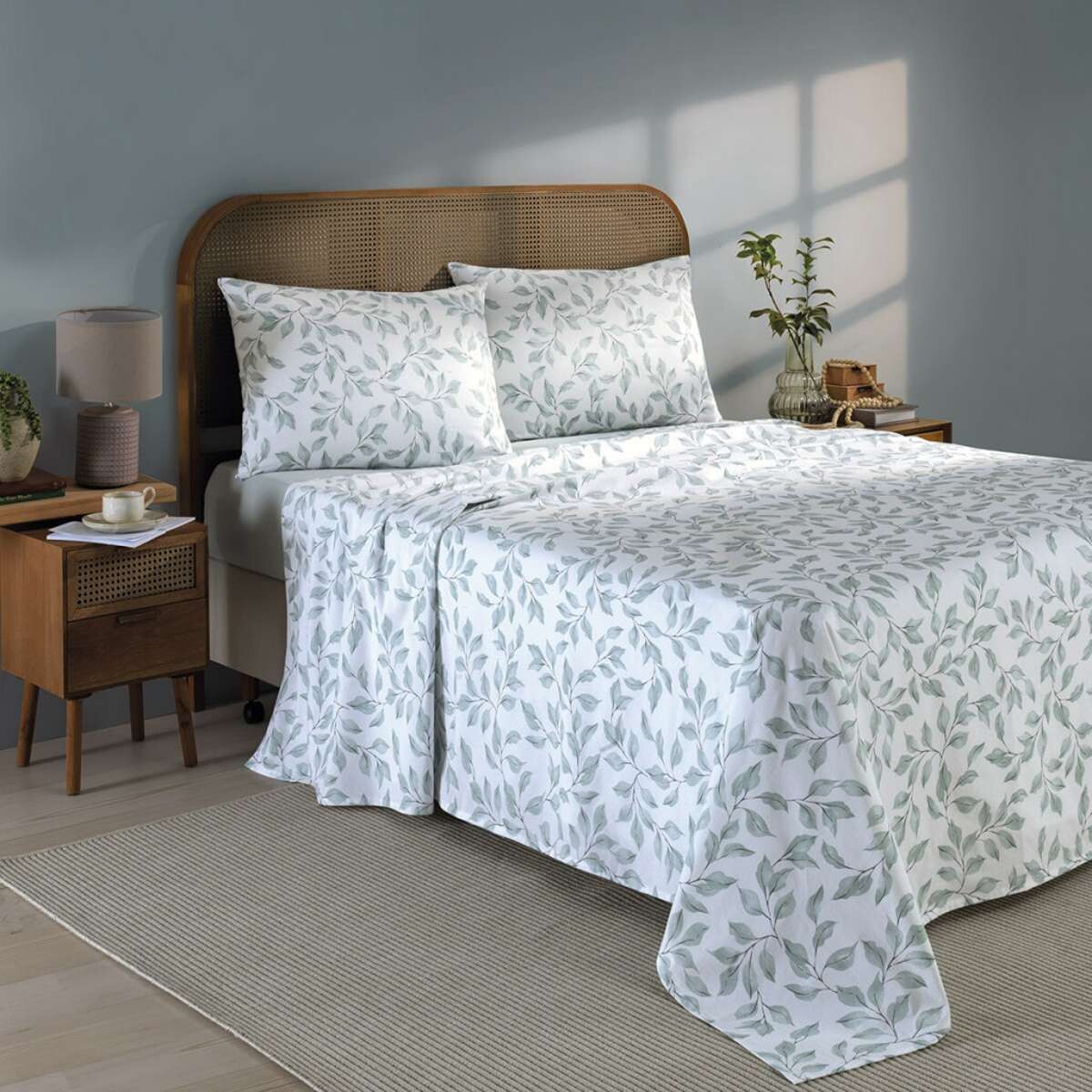 Juego Sábanas Queen Size Dohler 150 Hilos 100% Algodón - Valesca 