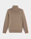Polera Oyster River 1/4 Cierre Hombre Chocolate Chip