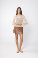 Top Reda Beige con Lurex