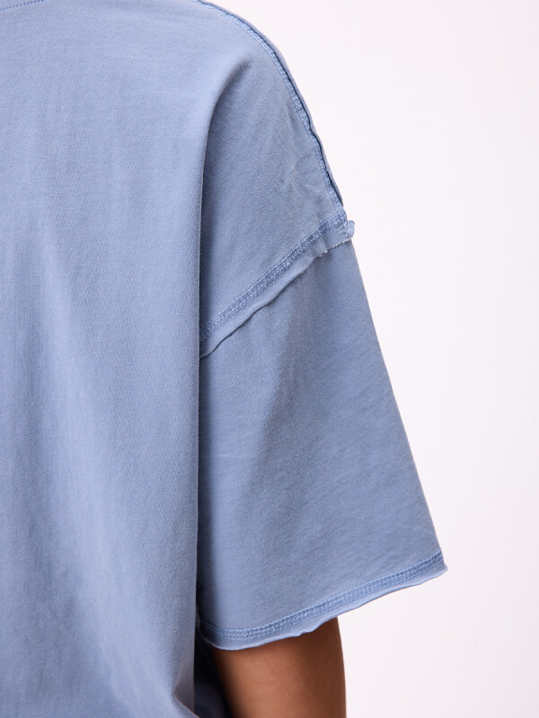 T-SHIRT CECILLE RUSTY Celeste