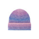 Gorro de lana degradé violeta