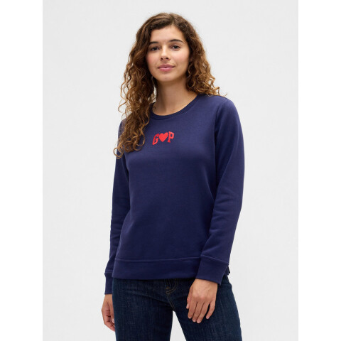 V-LOGO DOORBUSTER CREW NEW NAVY
