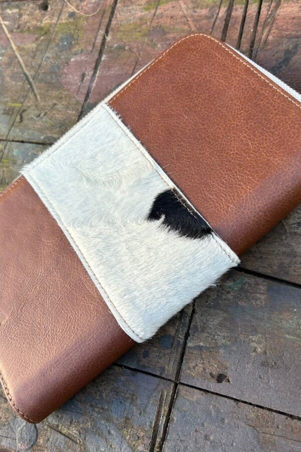 Leather Wallet Cowhide Hielo