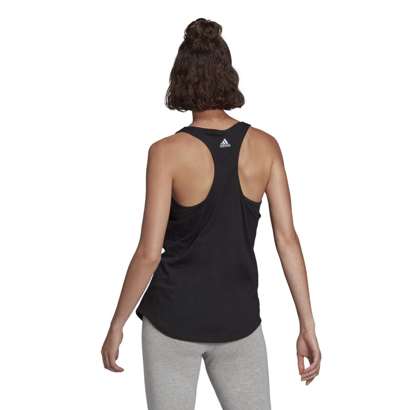 ADIDAS MUSCULOSA de Mujer Negro-blanco