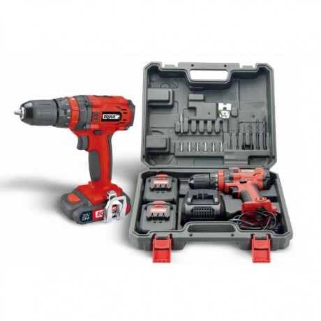 Taladro Atornillador Inalámbrico EQUUS 1009FT 20V Con Maletín Y Accesorios Taladro Atornillador Inalámbrico EQUUS 1009FT 20V Con Maletín Y Accesorios