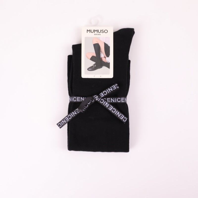 MEDIAS ALTAS PARA MUJER (1 PAR/NEGRO) MEDIAS ALTAS PARA MUJER (1 PAR/NEGRO)