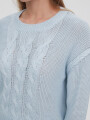 Sweater Vheritas Celeste Claro