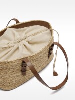 Bolso Shopper De Yute M natural
