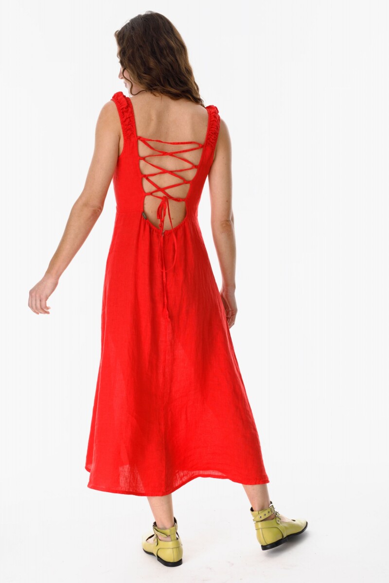 Vestido Antoniette Rojo