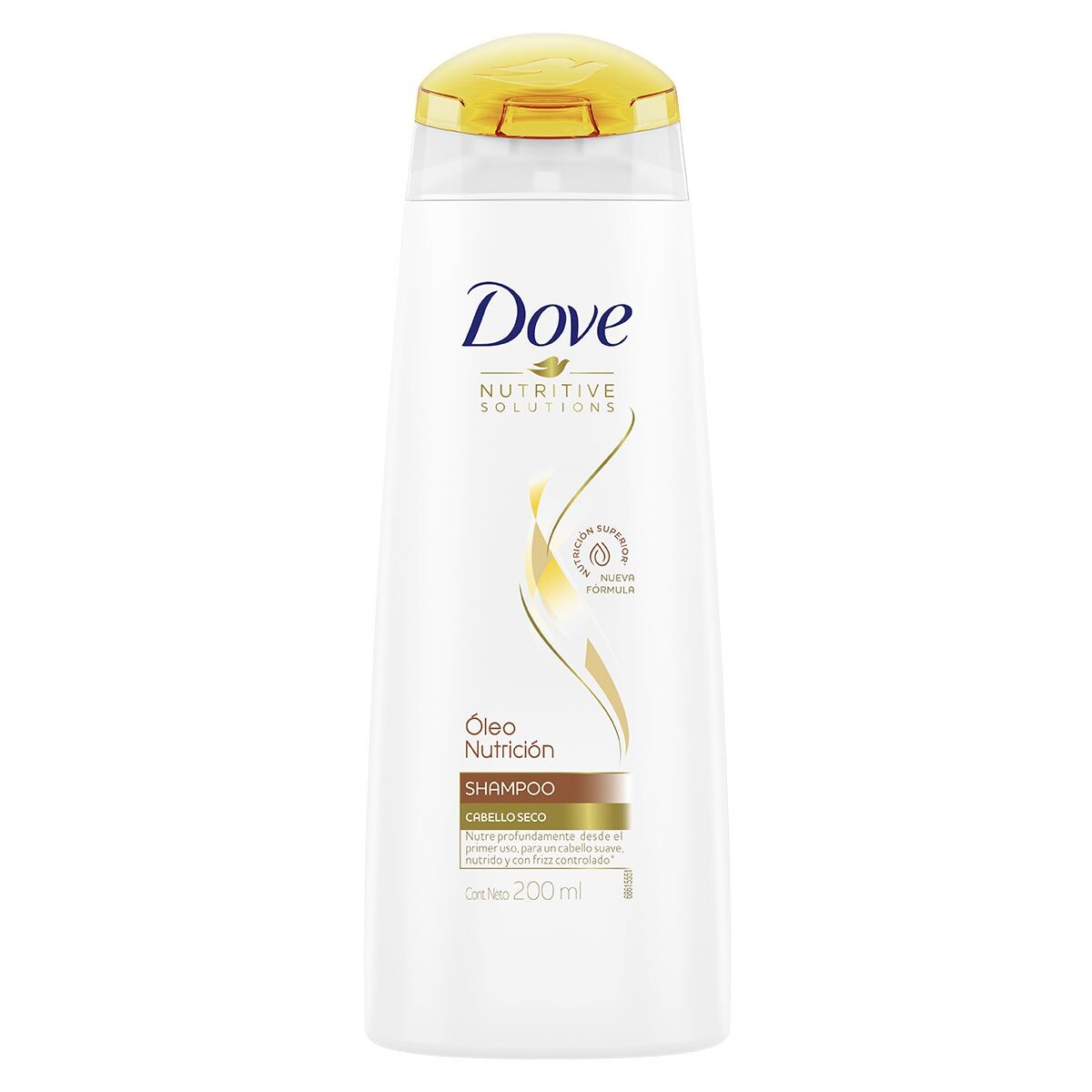 DOVE SHA OLEO NUTRICION 12/200 ML UNID. 