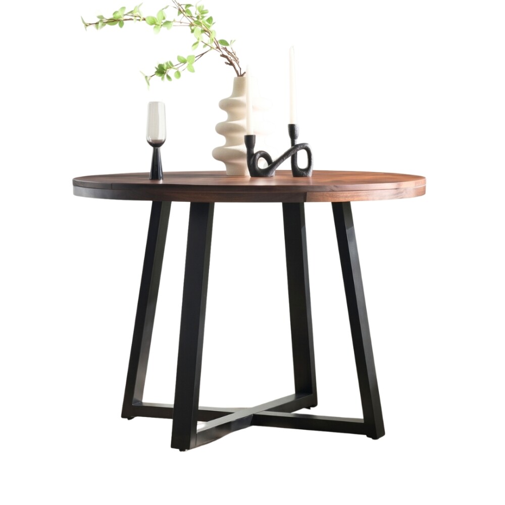 Mesa de Comedor Redonda Madera natural - Niara Mesa de Comedor Redonda Madera natural - Niara